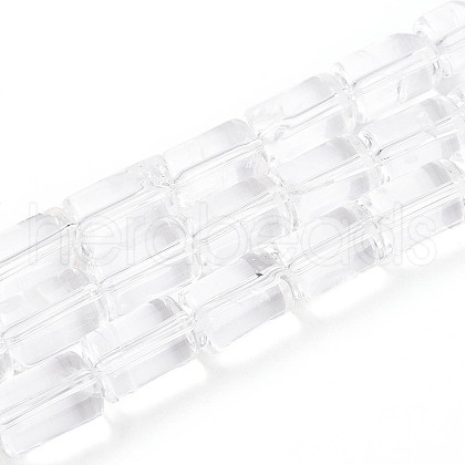 Natural Quartz Crystal Beads Strands G-N347-08-1