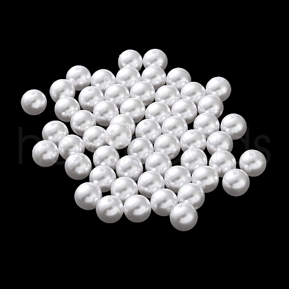 Plastic Imitation Pearl Beads FIND-M059-01C-09-1