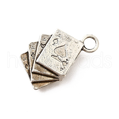 Tibetan Style Alloy Pendants TIBE-L008-51AS-1