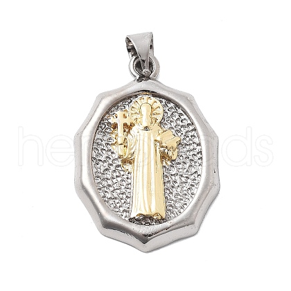 Brass Pendants KK-D367-05PG-A-1