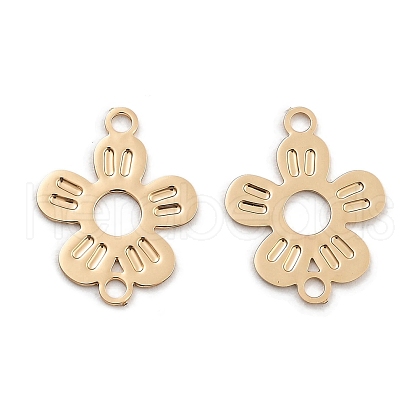 Long-Lasting Plated Brass Links Connector Charms KK-K336-43KCG-1