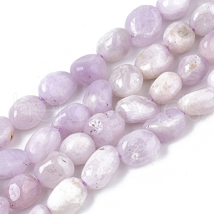 Natural Kunzite Beads Strands G-S362-047-1