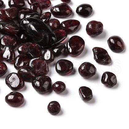 Natural Garnet Chip Beads G-O103-15H-1