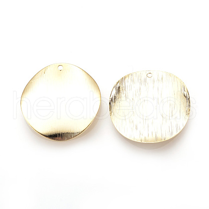 Brass Pendants KK-R058-105G-1