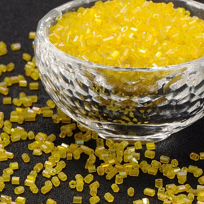 11/0 Two Cut Glass Seed Beads CSDB170-1
