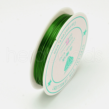 Round Copper Jewelry Wire X-CW0.2mm009-1