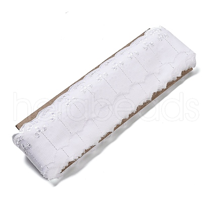 15 Yards Cotton Embroidery Flower Lace Trim OCOR-XCP0002-58-1