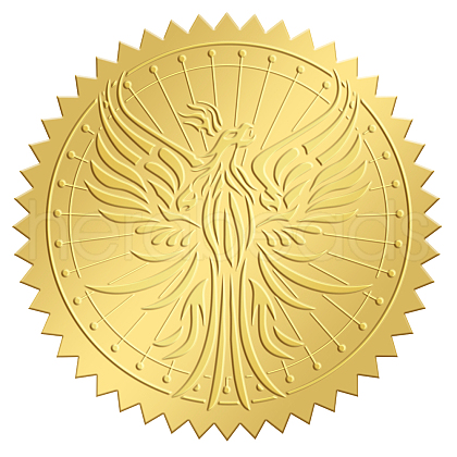 Self Adhesive Gold Foil Embossed Stickers DIY-WH0211-197-1