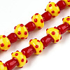 Handmade Lampwork Beads Strands X1-LAMP-N024-09I-2