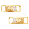 HOBBIESAY 1 Pair Alloy & Cubic Zirconia Shoe Buckle FIND-HY0003-40-1