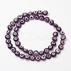 Handmade Evil Eye Lampwork Beads Strands LAMP-J081-06-8x4mm-2