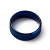 Stainless Steel Wide Band Finger Rings for Women Men RJEW-WH0009-13F-BU-2