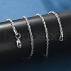 Non-Tarnish 304 Stainless Steel Rope Chain Necklaces NJEW-F226-03P-03-4