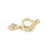 Brass Micro Pave Cubic Zirconia Pendants KK-D353-02G-2