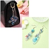 DIY Butterfly Charm Pendant Silicone Molds for DIY Earring Making DIY-YW0009-43-6