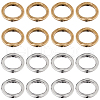 SUNNYCLUE 100Pcs 2 Colors Tibetan Style Alloy Bead Frame FIND-SC0008-51-1
