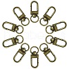 Tibetan Style Alloy Swivel Snap Hook Clasps FIND-YW0004-09AB-1