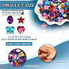 Flat Back & Back Plated Acrylic Rhinestone Cabochons MACR-TA0001-62B-4