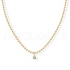 Simple Style Brass Clear Cubic Zirconia Pendant Necklaces for Women FS-WG90FF0-03-2