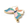 Ion Plating(IP) 304 Stainless Steel Pendants STAS-P339-14G-01-2