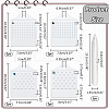  Plastic Bead Counter Boards for 3/4/6/8mm Beads KY-NB0001-67A-2