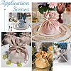  Velvet Jewelry Bags with Drawstring & Plastic Imitation Pearl TP-NB0001-21-7