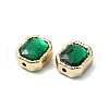 Rack Plating Alloy Beads PALLOY-Z004-03G-04-2