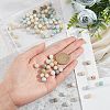  Natural Flower Amazonite Beads Strands G-NB0003-82-3