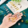 Brass Magnetic Slide Lock Clasps FIND-TA0001-10-6