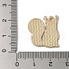 Thanksgiving Day Golden Tone Alloy Enamel Pendants ENAM-M002-01E-G-3