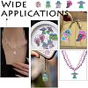 CHGCRAFT 20Pcs 5 Style Alien Theme Colorful Acrylic Pendants FIND-CA0006-56-5