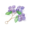 Plastic with Acrylic & Copper Wire Pendants PALLOY-JF03601-01-4