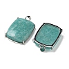 Natural Amazonite Pendants G-Z070-01P-02-2