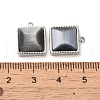 304 Stainless Steel Charms STAS-L022-075P-02-3