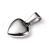 Tarnish Resistant 304 Stainless Steel Pendants STAS-I127-007P-01-2