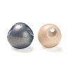 UV Plating Opaque Acrylic European Beads OACR-F006-07-2