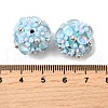 Handmade Polymer Clay Rhinestone Beads FIND-NH0001-15A-3