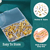 Brass Magnetic Slide Lock Clasps FIND-TA0001-10-5