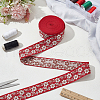 FINGERINSPIRE 10 Yards Ethnic Style Embroidery Polyester Ribbons OCOR-FG0002-24A-5