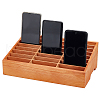 24-Grid Wooden Cell Phone Storage Box AJEW-WH0258-969B-1
