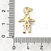 Brass Micro Pave Cubic Zirconia Pendants KK-C090-28G-3