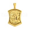 Ion Plating(IP) 304 Stainless Steel Pendants STAS-R231-14B-G-1