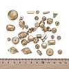 Plated Acrylic Beads MACR-YW0001-29G-2