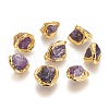 Raw Rough Natural Amethyst Beads G-P439-F02-1