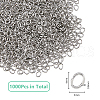 DICOSMETIC 1000Pcs 304 Stainless Steel Jump Rings STAS-DC0016-18B-2