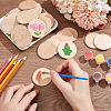  250Pcs Unfinished Wooden Cutouts WOOD-NB0002-65-3