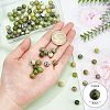 Olycraft 2 Strands Natural Serpentine Beads Strands G-OC0003-11-2