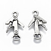 Tibetan Style Alloy Pendants TIBEP-N009-028AS-RS-2