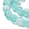 Crackle Glass Beads Strands X1-GLAA-U001-8mm-02-2