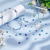   160Pcs 8 Colors Electroplate Glass Beads Strands GLAA-PH0003-31A-5
